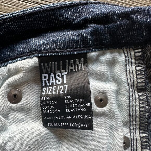 WILLIAM RAST KARA DARK WASH SKINNY JEANS - Picture 5 of 5